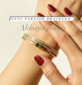 Anti-tarnish golden bracelet