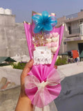Pink bouquet hamper